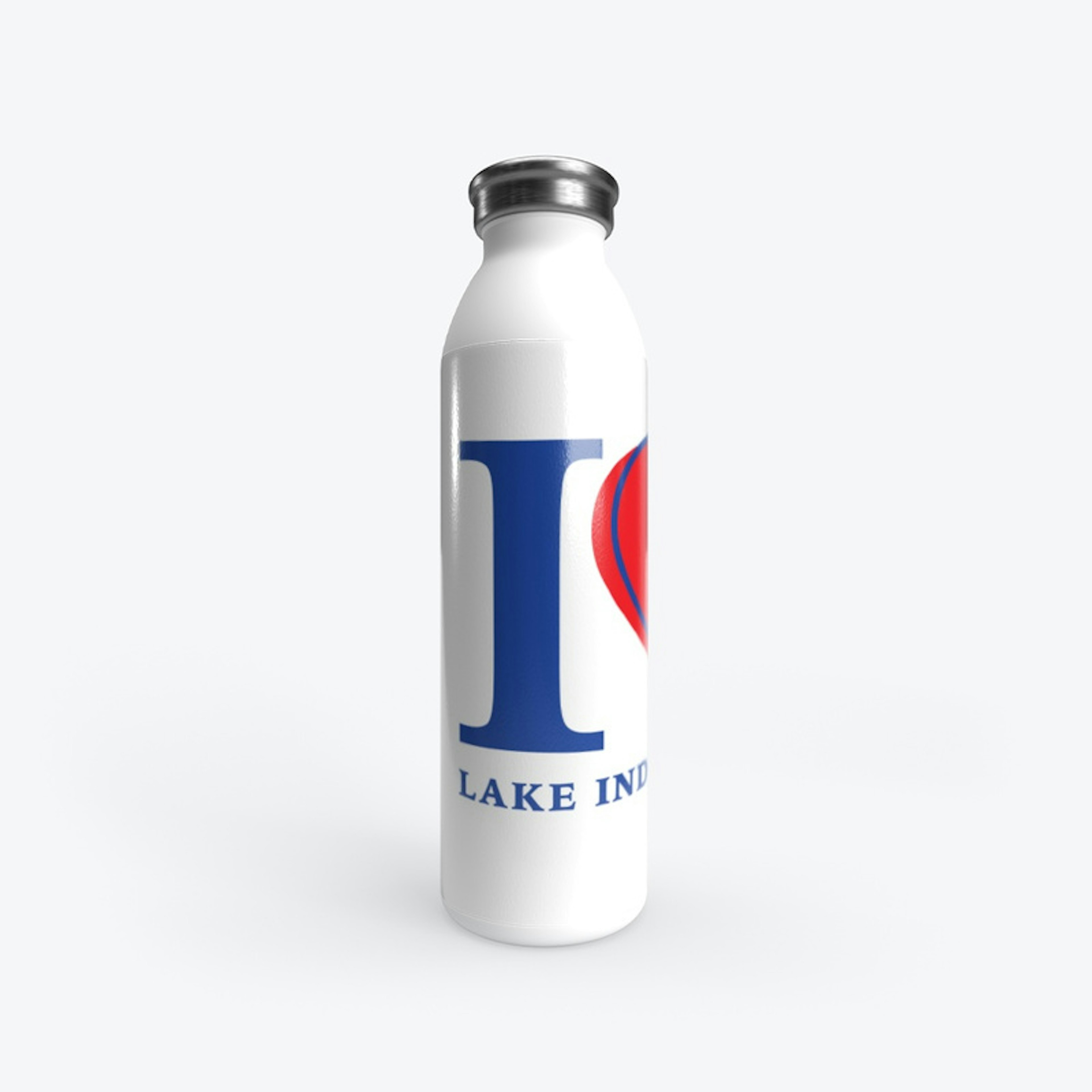 I Heart Lake Independence Water Bottle