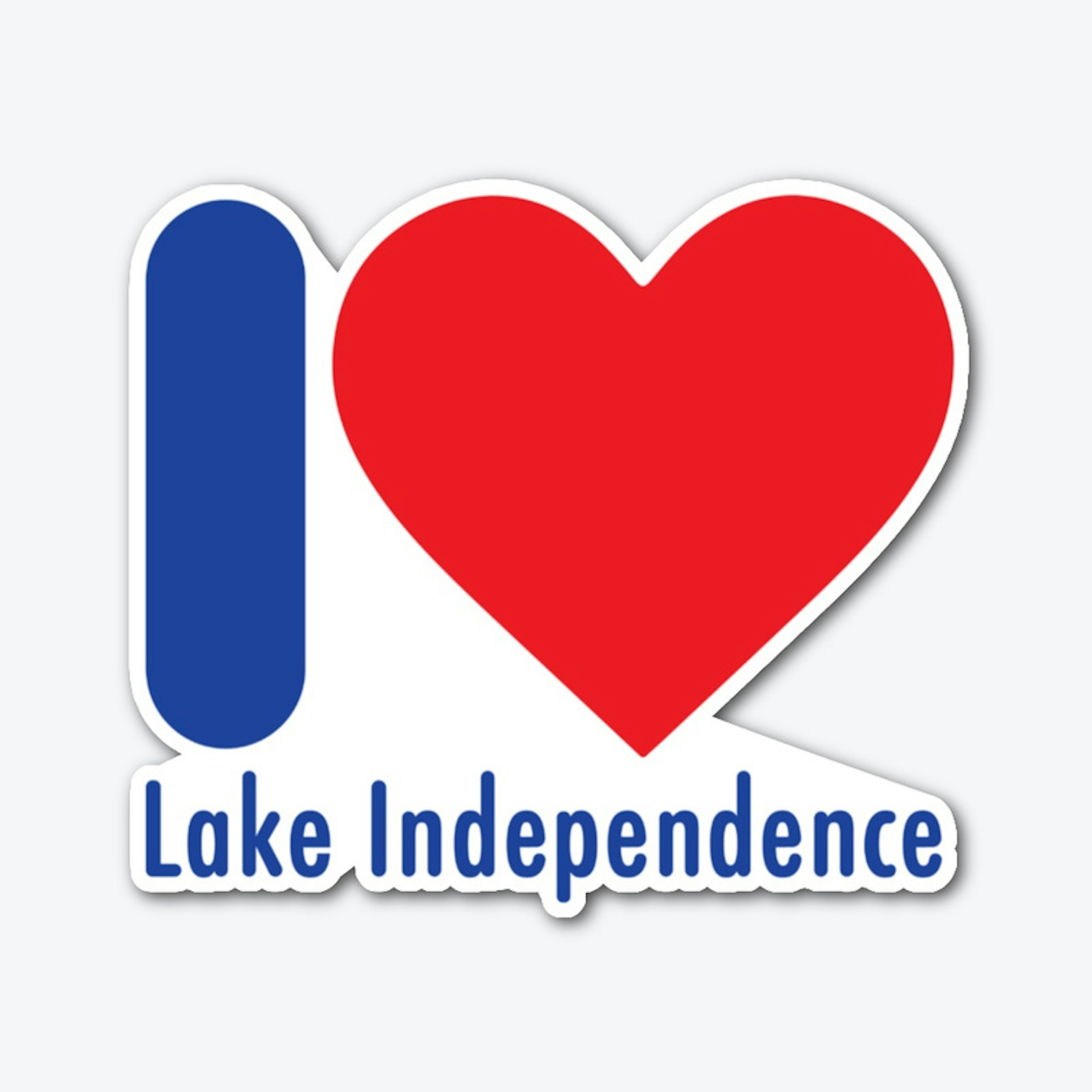 Lake Independence Sticker