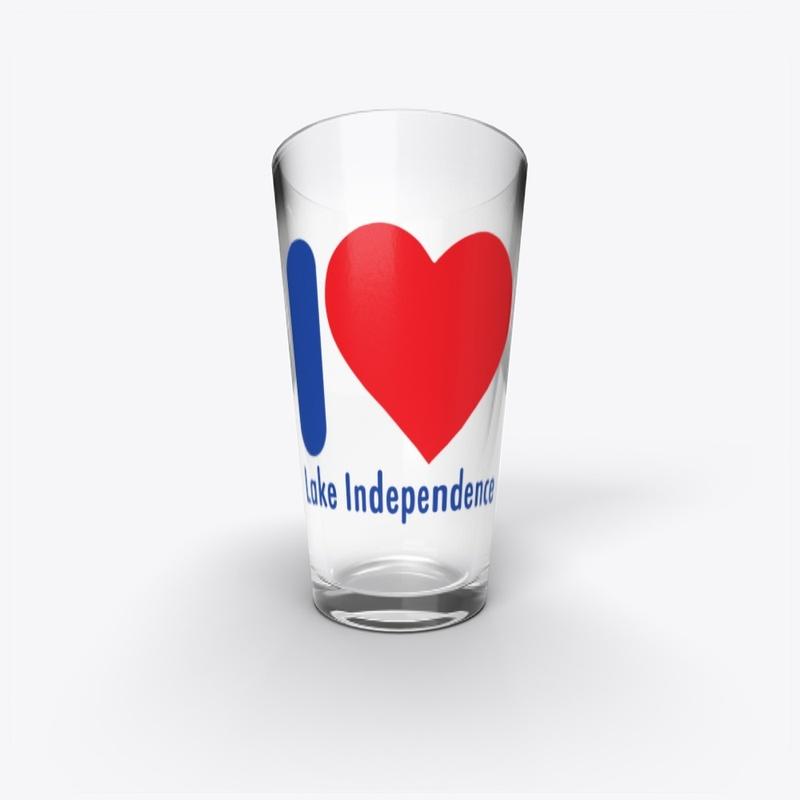 Lake Independence Pint Glass